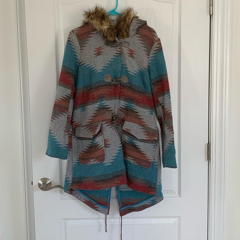 Patterned Winter Coat